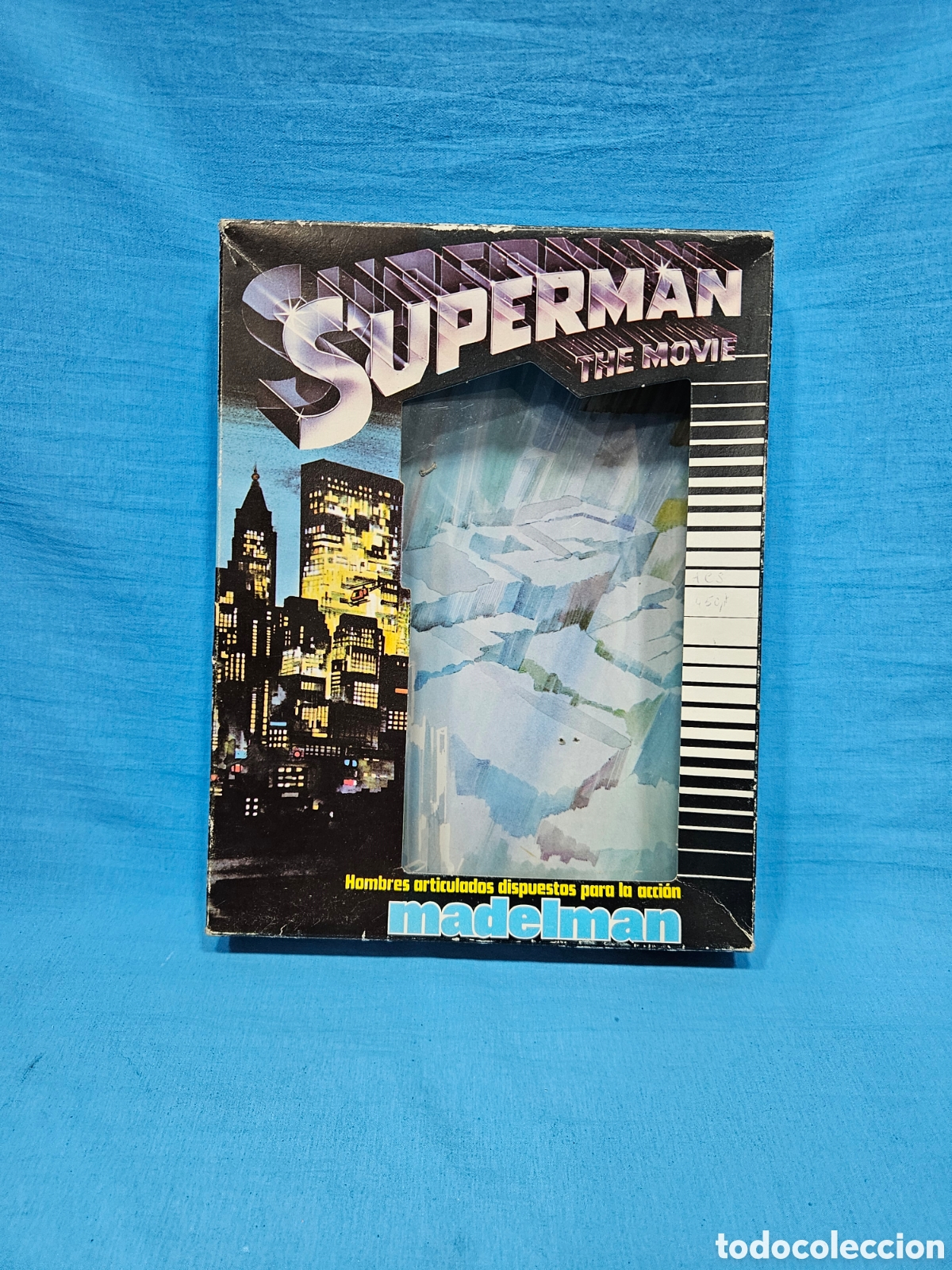 Madelman: CAJA ORIGINAL VACIA PARA MADELMAN SUPERMAN THE MOVIE . REF. 1300