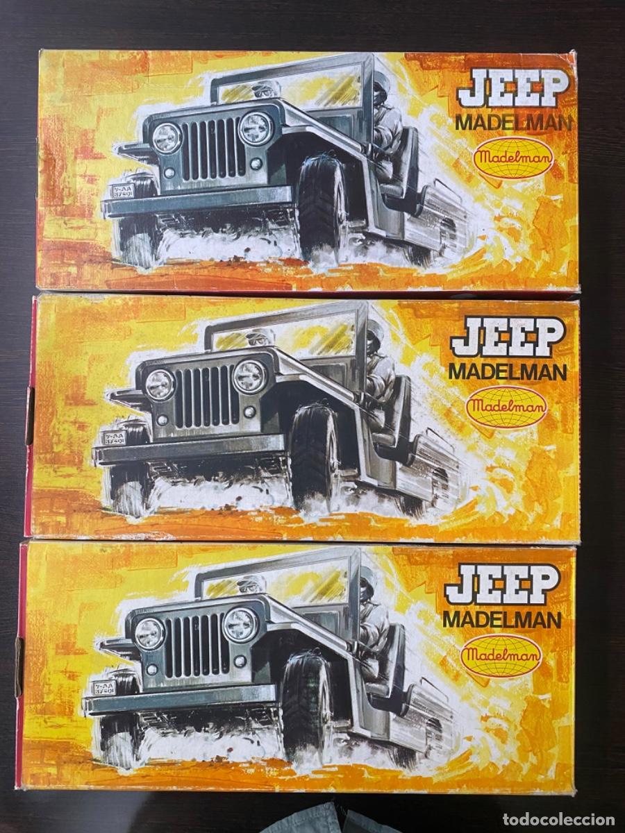 Madelman: Lote de 3 Jeep militar Madelman en caja