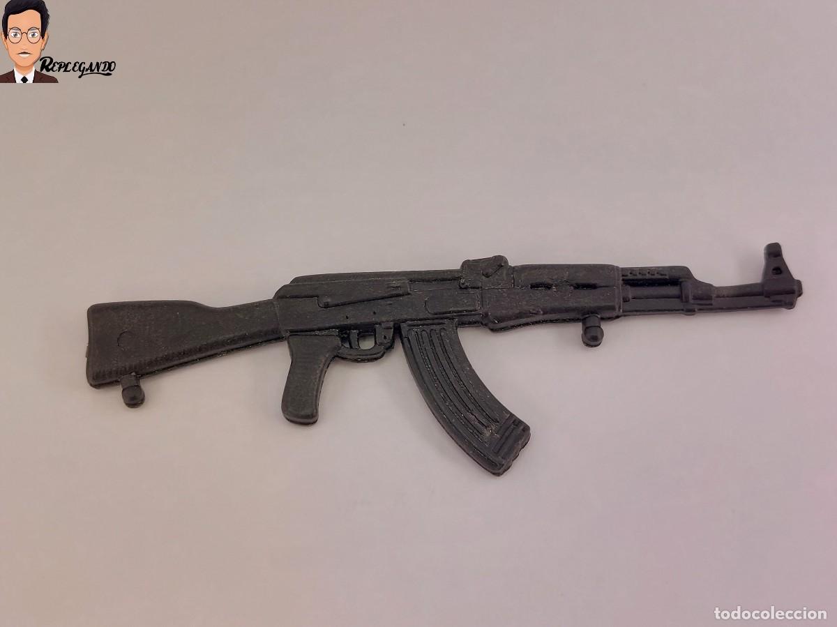 Madelman: RIFLE AK47 / KALASHNIKOV - MADELMAN ACCESORIO ESCALA 1/10 - NO ORIGINAL (A&Ntilde;OS 80/90) 9 CM LARGO