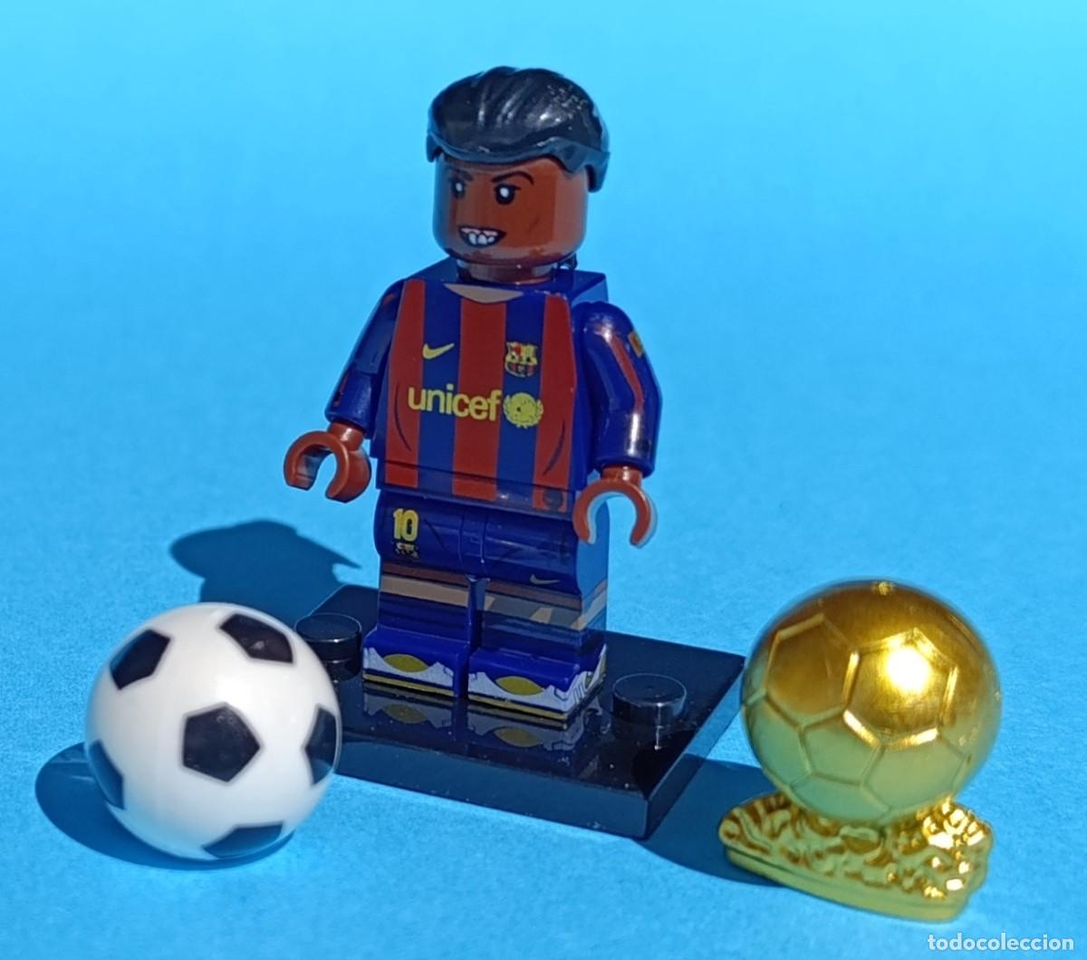 Madelman: Ronaldinho Barcelona (Futebol) Minifigura Figura Minifigure Figure Minifig Mu&ntilde;eco