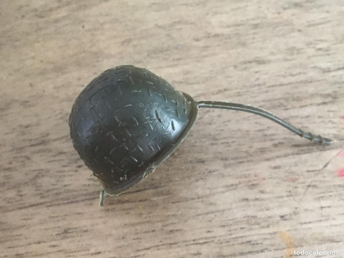 Madelman: madelman primera generacion casco militar con el barbuquejo perfecto estado