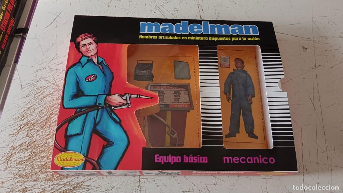 Madelman: Madelman. R&eacute;plica caja VAC&Iacute;A del Equipo B&aacute;sico Mecanico de estacion de Servicios de EXIN M&eacute;xico