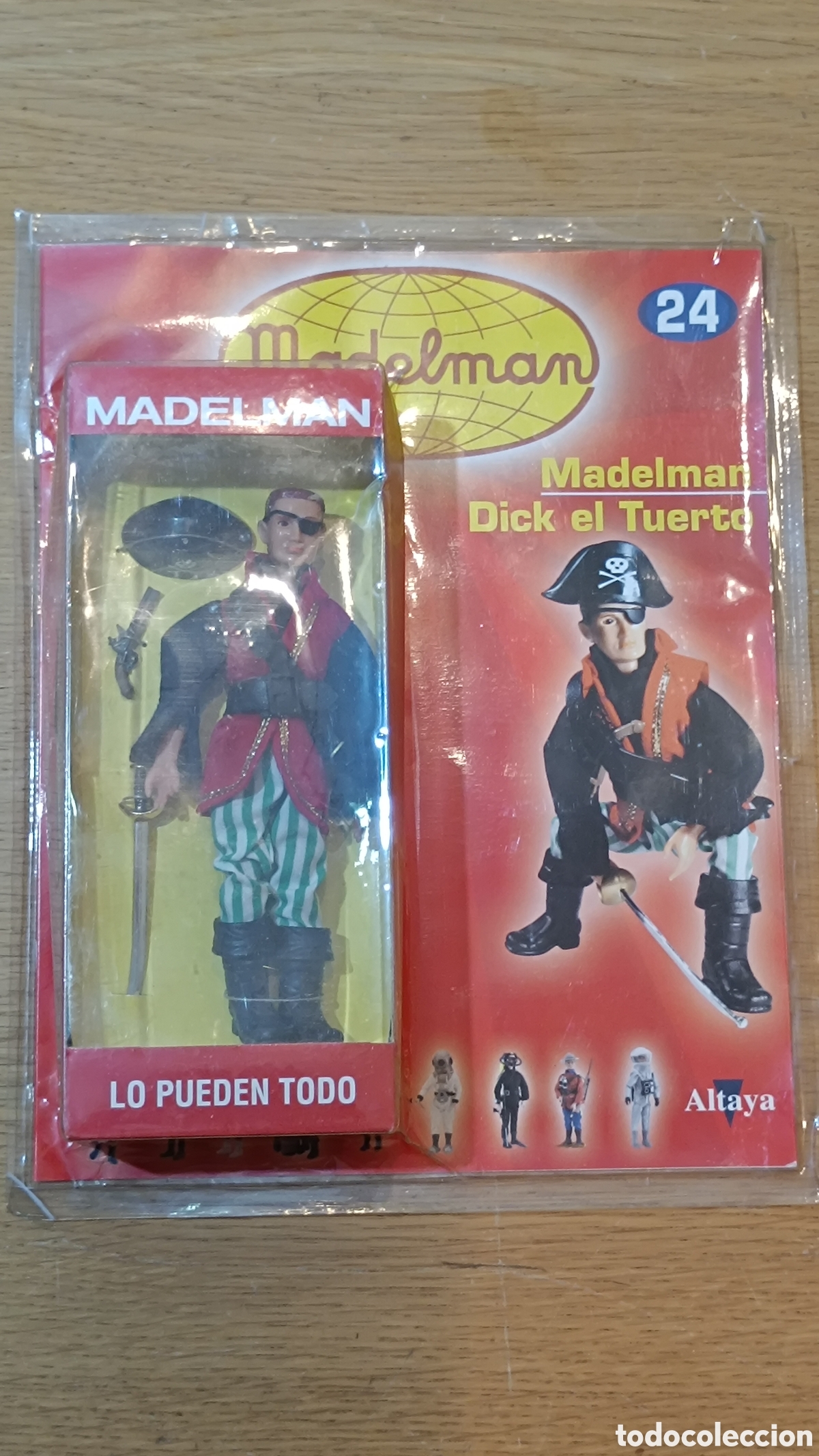 Madelman: Madelman Dick El Tuerto (Pirata) N24 con Fasc&iacute;culo Altaya