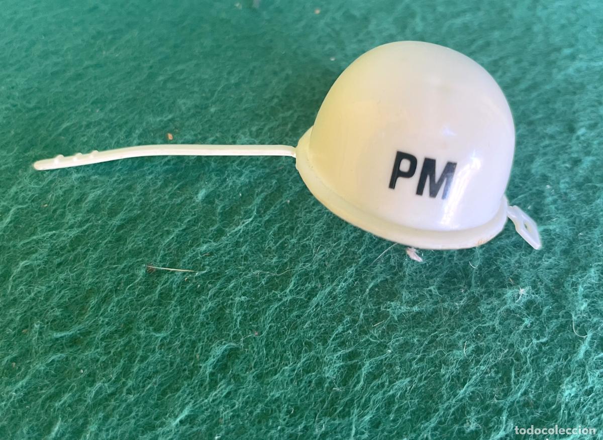 Madelman: MADELMAN ALTAYA - CASCO POLIC&Iacute;A MILITAR - PERFECTO ESTADO