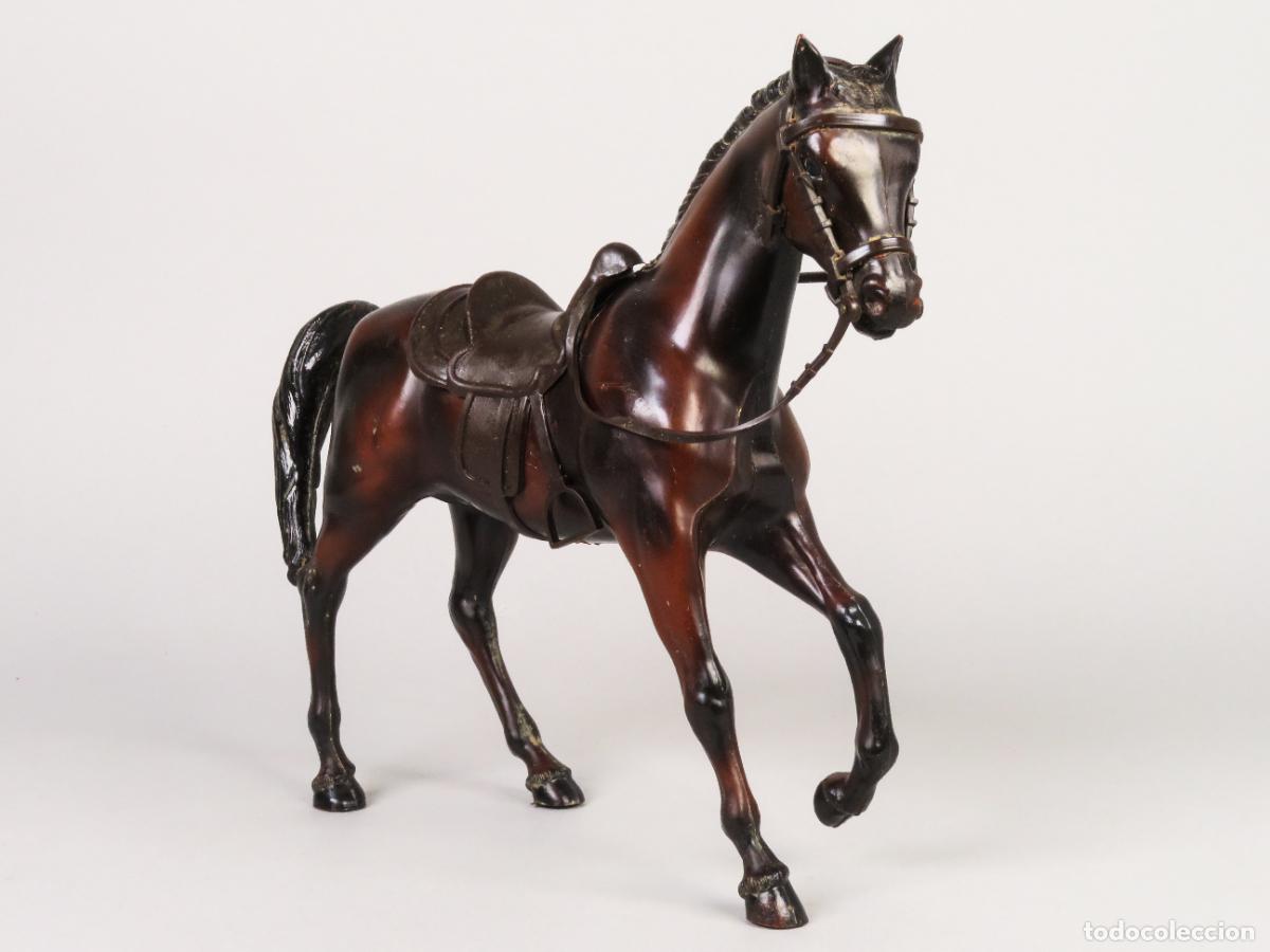 Madelman: Caballo Alaz&aacute;n Madelman Oeste con silla y riendas Buen estado