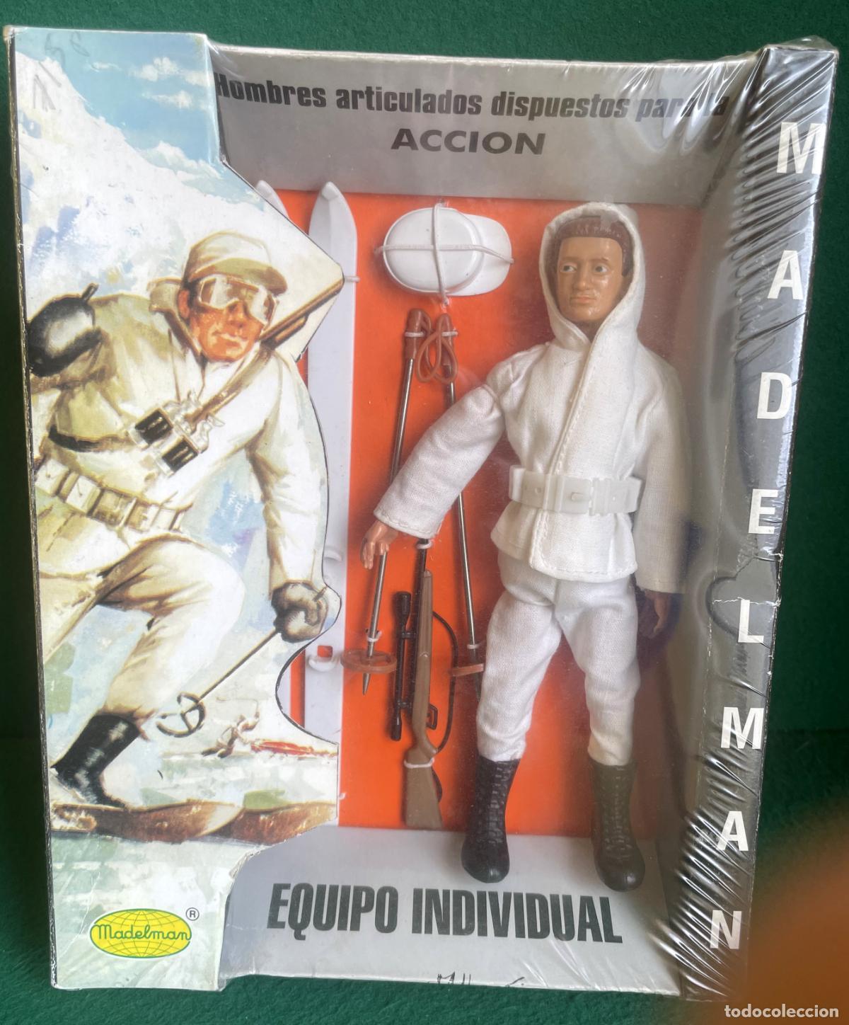 Madelman: MADELMAN ORIGINAL 1&ordf; - EQUIPO INDIVIDUAL TROPA POLAR EN CAJA REPRO - OJOS PINTADOS