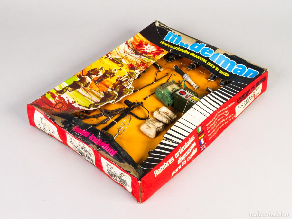 Madelman: Caja Equipo Individual Madelman 2&ordf; Segunda Generaci&oacute;n Ej&eacute;rcito de Tierra a&ntilde;os 70