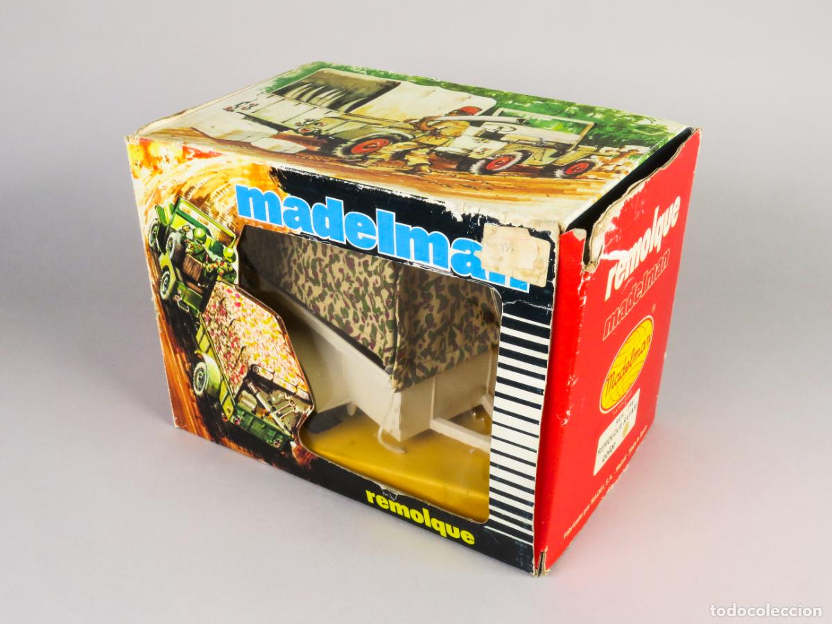 Madelman: Remolque Safari Madelman 2&ordf; Segunda Generaci&oacute;n Ref 714 nuevo en caja a&ntilde;os 70