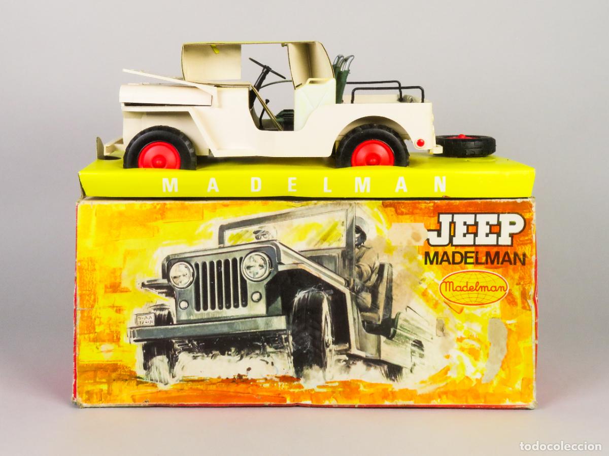 Madelman: Jeep Safari Madelman con accesorios nuevo en caja a&ntilde;os 70