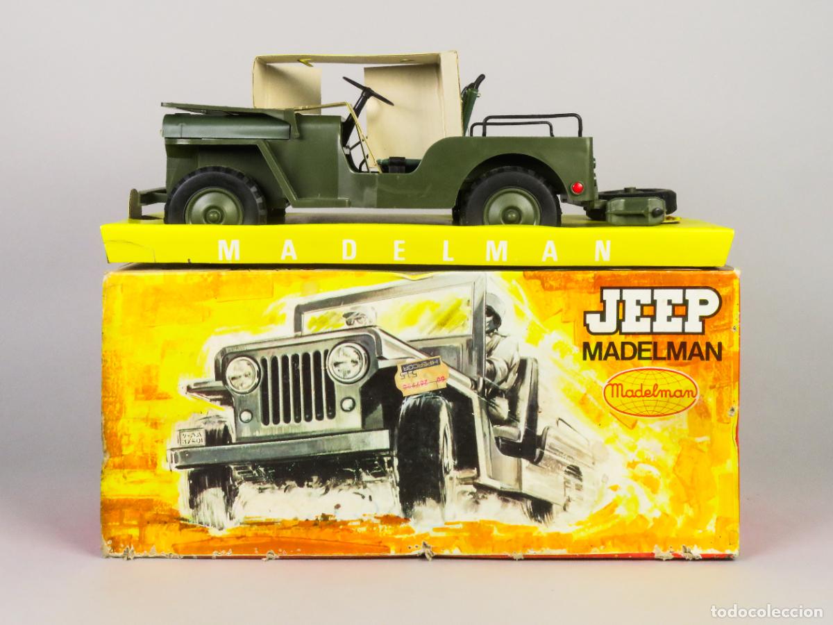 Madelman: Jeep Comando Madelman con accesorios nuevo en caja Ref 703 a&ntilde;os 70