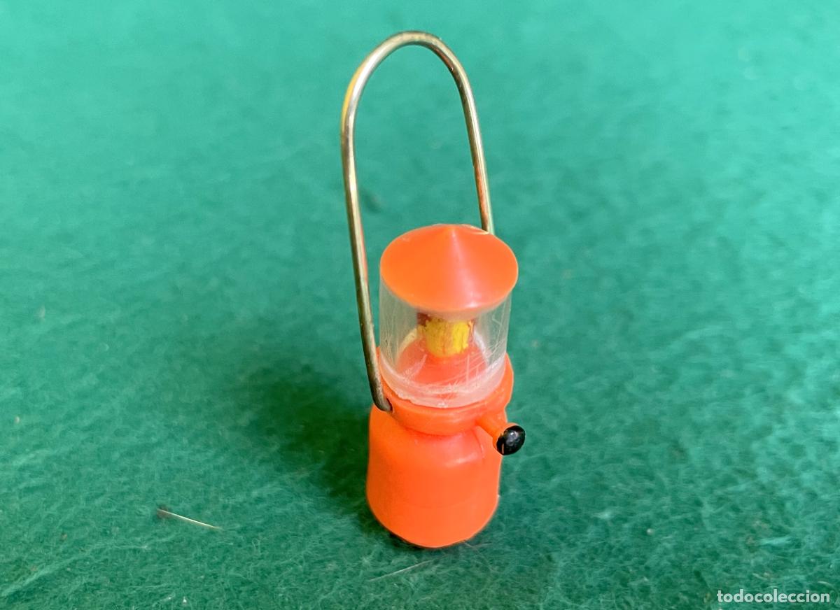 Madelman: MADELMAN ORIGINAL 1&ordf; - FAROL L&Aacute;MPARA NARANJA ESPELE&Oacute;LOGO - PERFECTO ESTADO