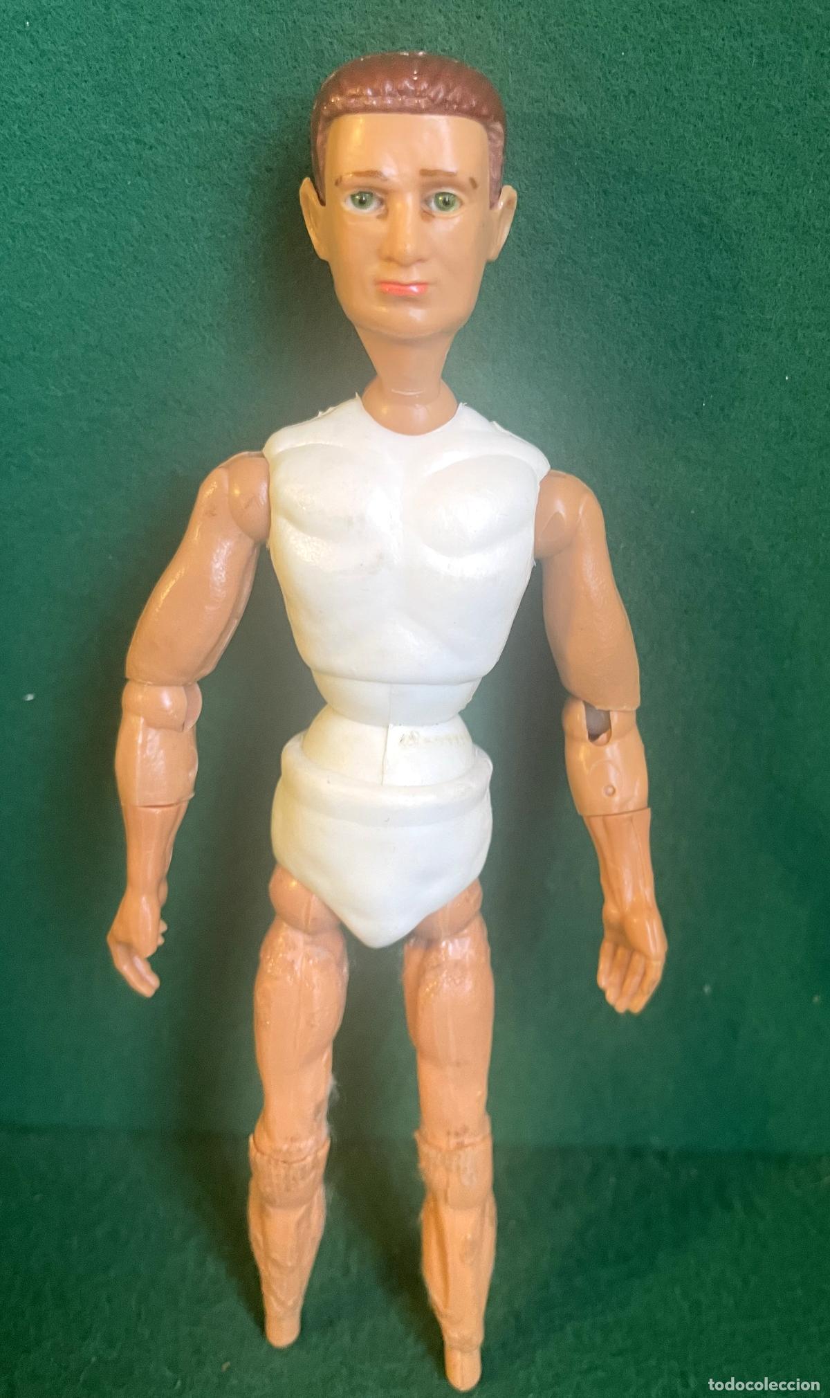 Madelman: MADELMAN ORIGINAL 1&ordf; - MAN MANIQU&Iacute; CAMISETA BLANCA SMIS OJOS VERDES - BUEN&Iacute;SIMO ESTADO