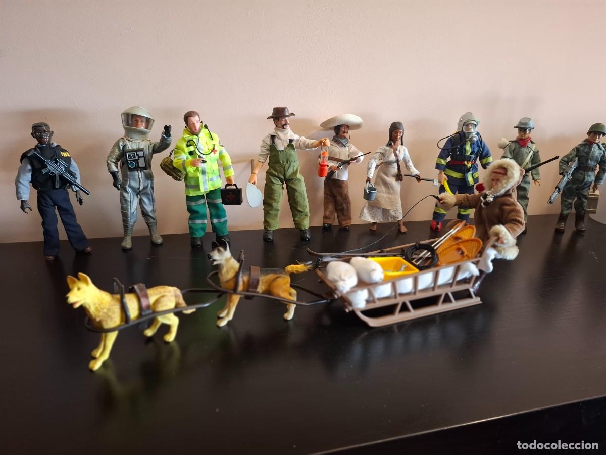 Madelman: Madelman MDE exploraci&oacute;n polar inut trineo con dos perros y todos los accesorios. Unico. Polo norte
