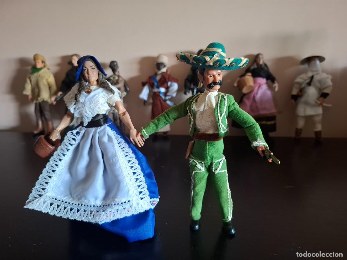 Madelman: Madelman MDE lote pack mexicano y mexicana oeste far west madelwoman hombre y mujer unico