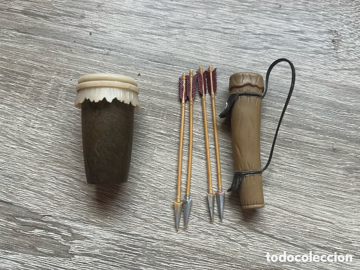 Madelman: Tambor Y Carcaj con 4 Flechas del Indio Madelman