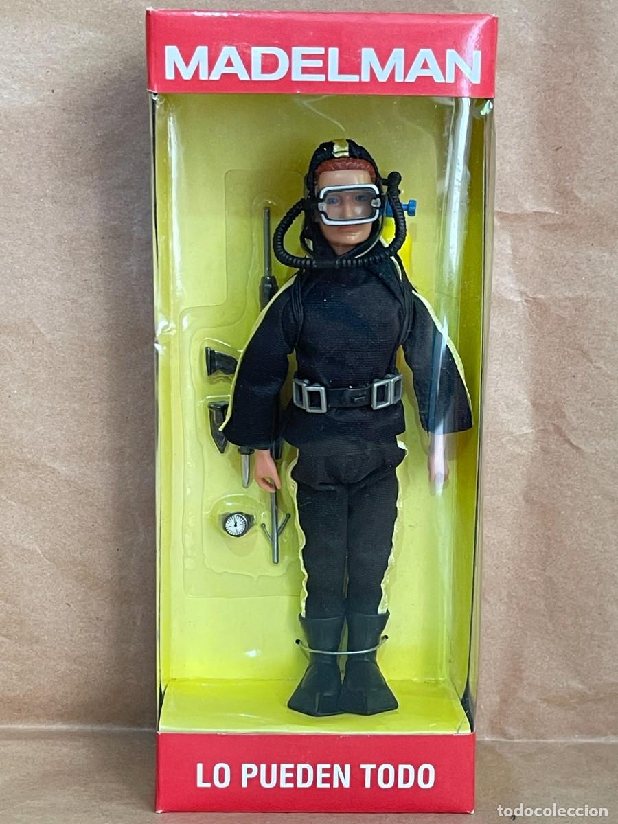 Madelman: N&ordm;4 Madelman Hombre Rana Submarinista Altaya Serie Aventura escala 1:12 buzo diver