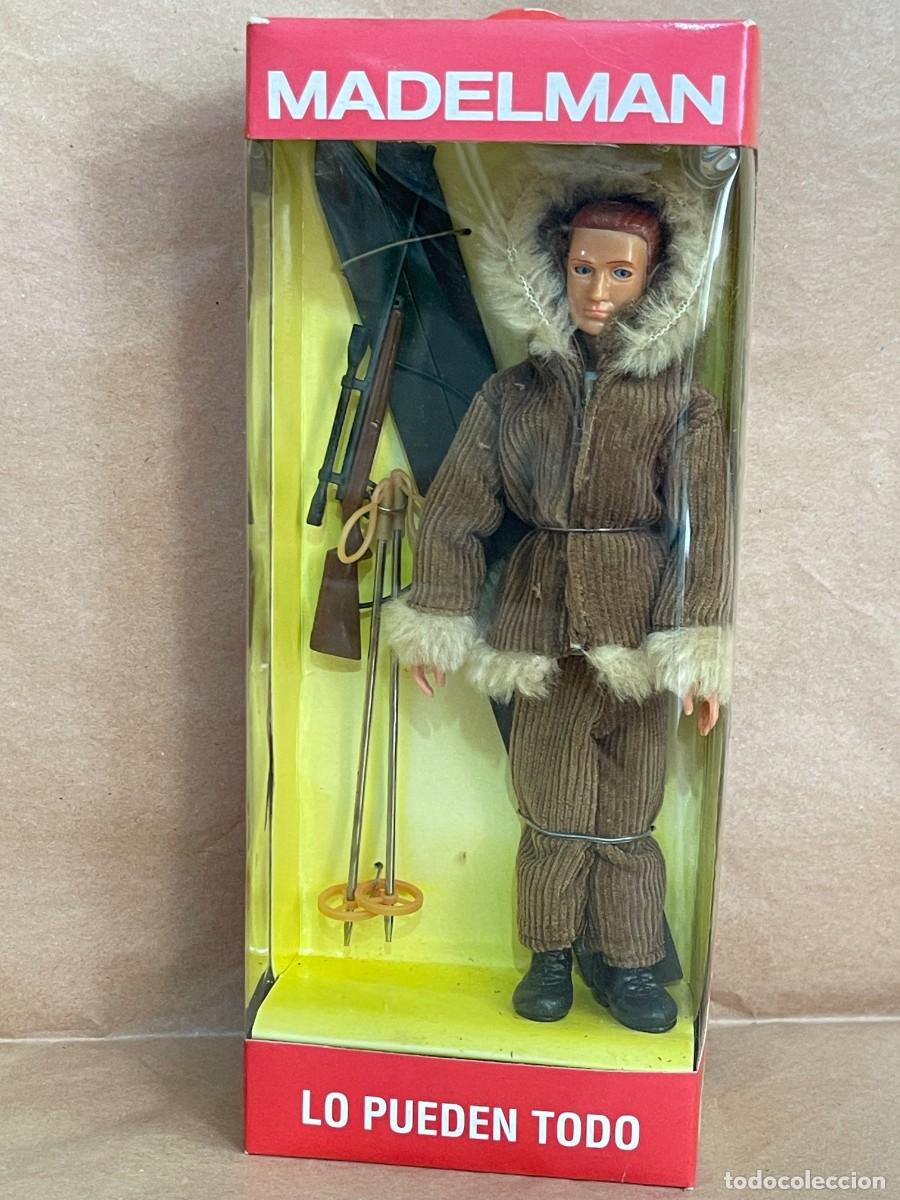 Madelman: N&ordm;6 Madelman Explorador Polar Altaya Serie Aventura escala 1:12 esquiador nieve esqu&iacute; cazador
