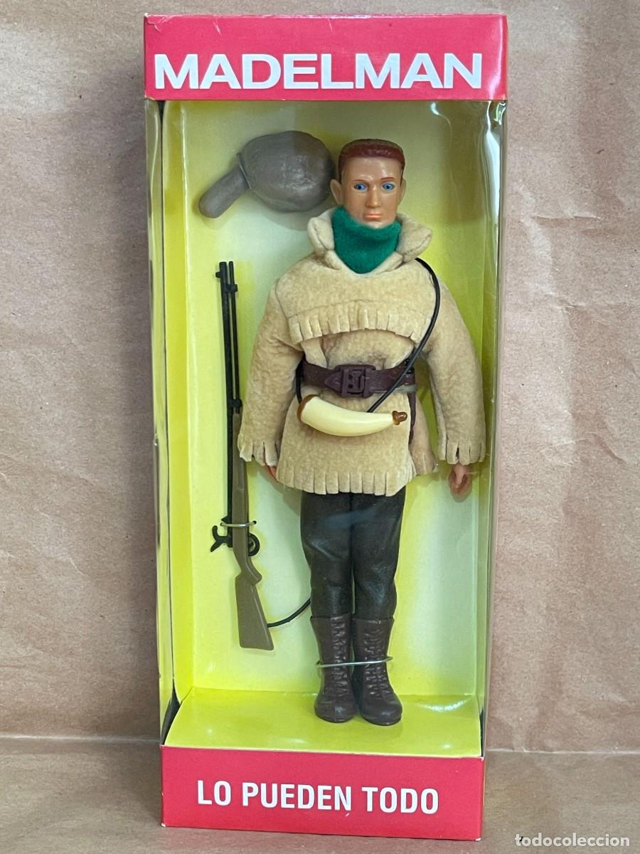 Madelman: N&ordm;8 Madelman Trampero Altaya Serie Oeste escala 1:12 Daniel Boone Davy Crockett cazador indio cowboy