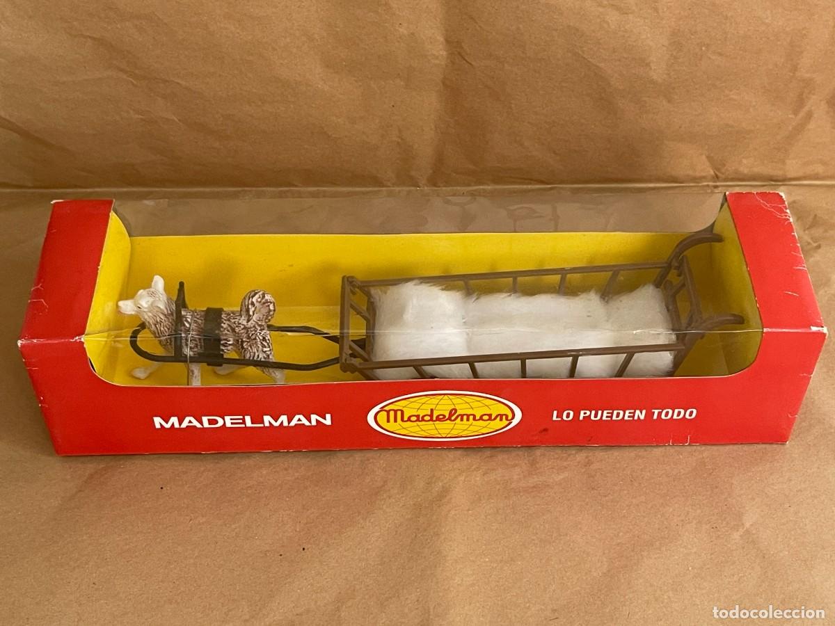 Madelman: N&ordm;18 Madelman Trineo Polar Serie Aventura escala 1:12 explorador polar perros alaska nieve esqu&iacute;
