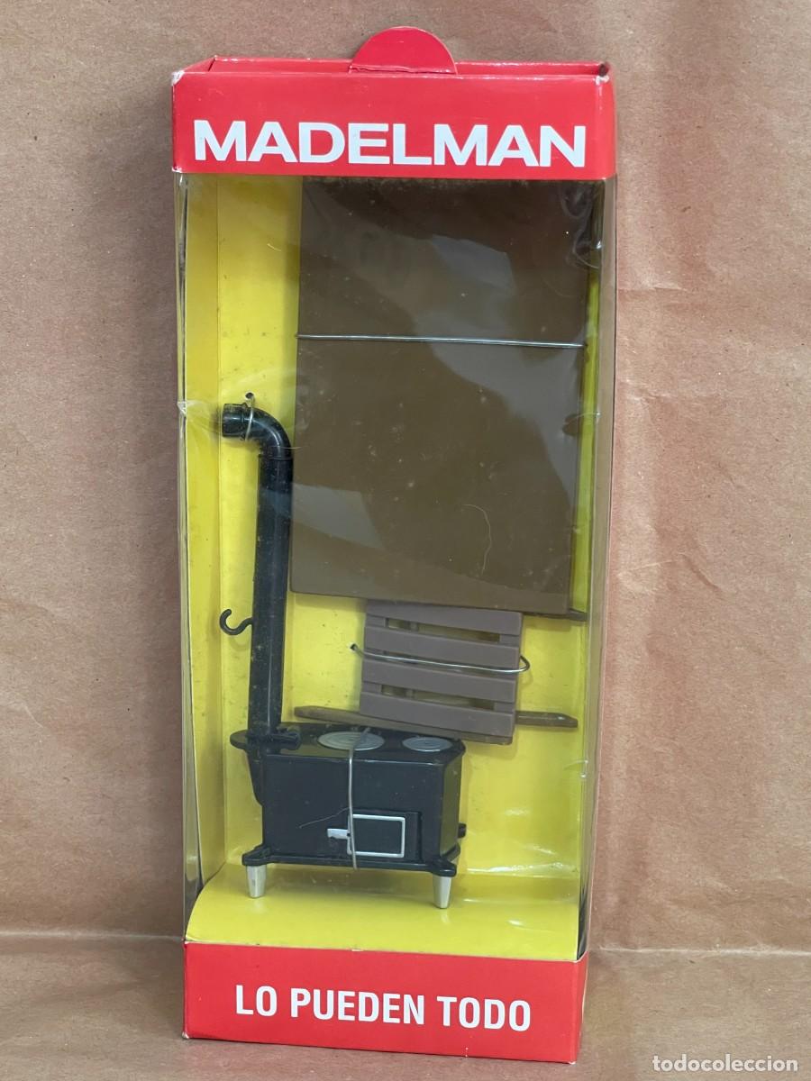Madelman: N&ordm;26 Madelman Silla Mesa Cocina Altaya Serie Militar Guerra escala 1:12 accesorios de campa&ntilde;a