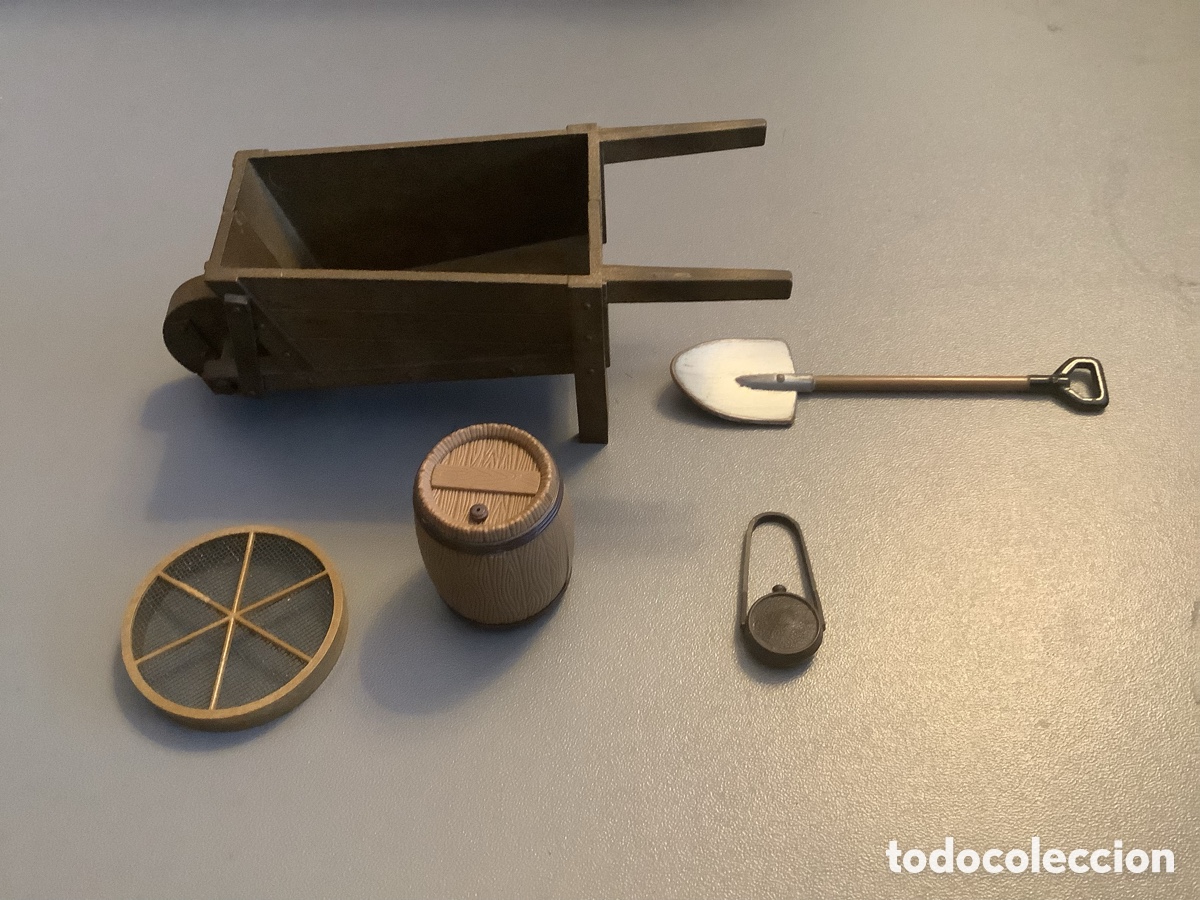Madelman: Carretilla Tamiz y Accesorios del Buscador de Oro Madelman