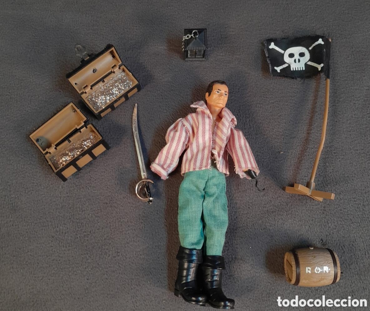 Madelman: REF-26. MADELMAN PIRATA GARFIO. PRIMERA GENERACI&Oacute;N. 1970 CA.