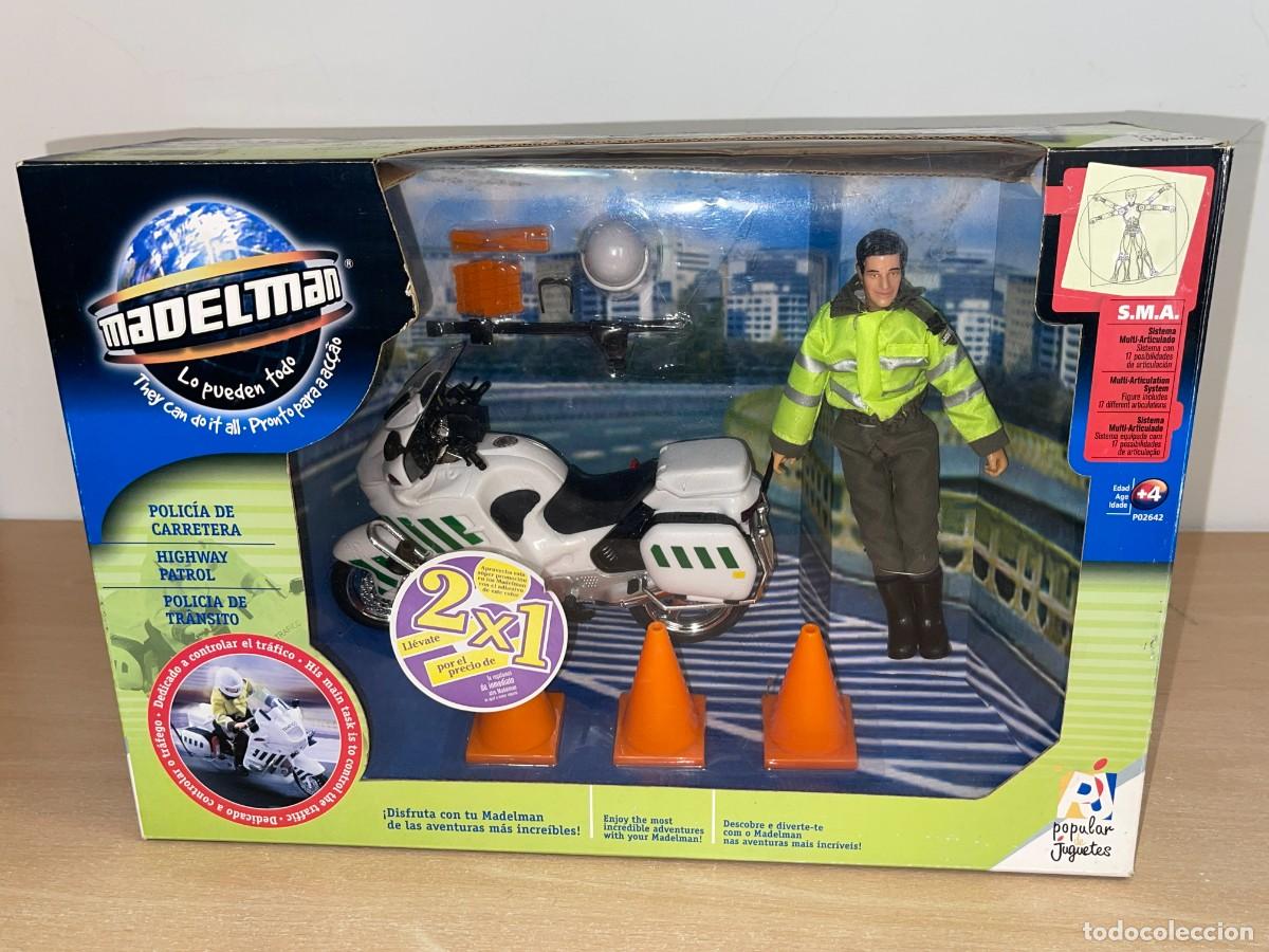Madelman: Madelman Polic&iacute;a de Carretera GUARDIA CIVIL Agrupaci&oacute;n Tr&aacute;fico PGC DGT 1:12 police Popular Juguetes