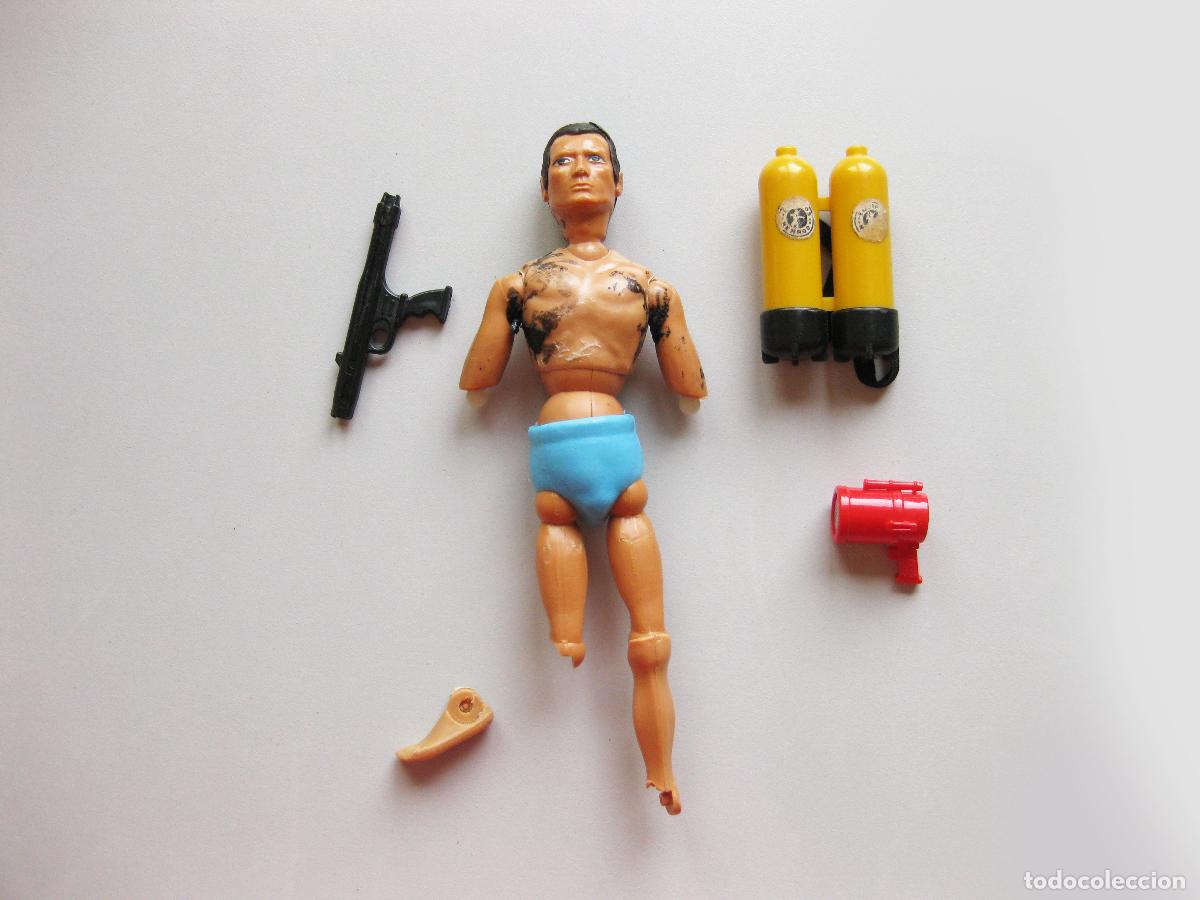 Madelman: RESTOS DEL MANIQU&Iacute; BUZO U HOMBRE RANA MADELMAN Y COMPLEMENTOS. ORIGINAL DE SEGUNDA GENERACI&Oacute;N