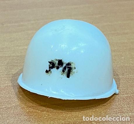 Madelman: MADELMAN ORIGINAL. CASCO BLANCO POLIC&Iacute;A MILITAR 1&ordf; ETAPA.