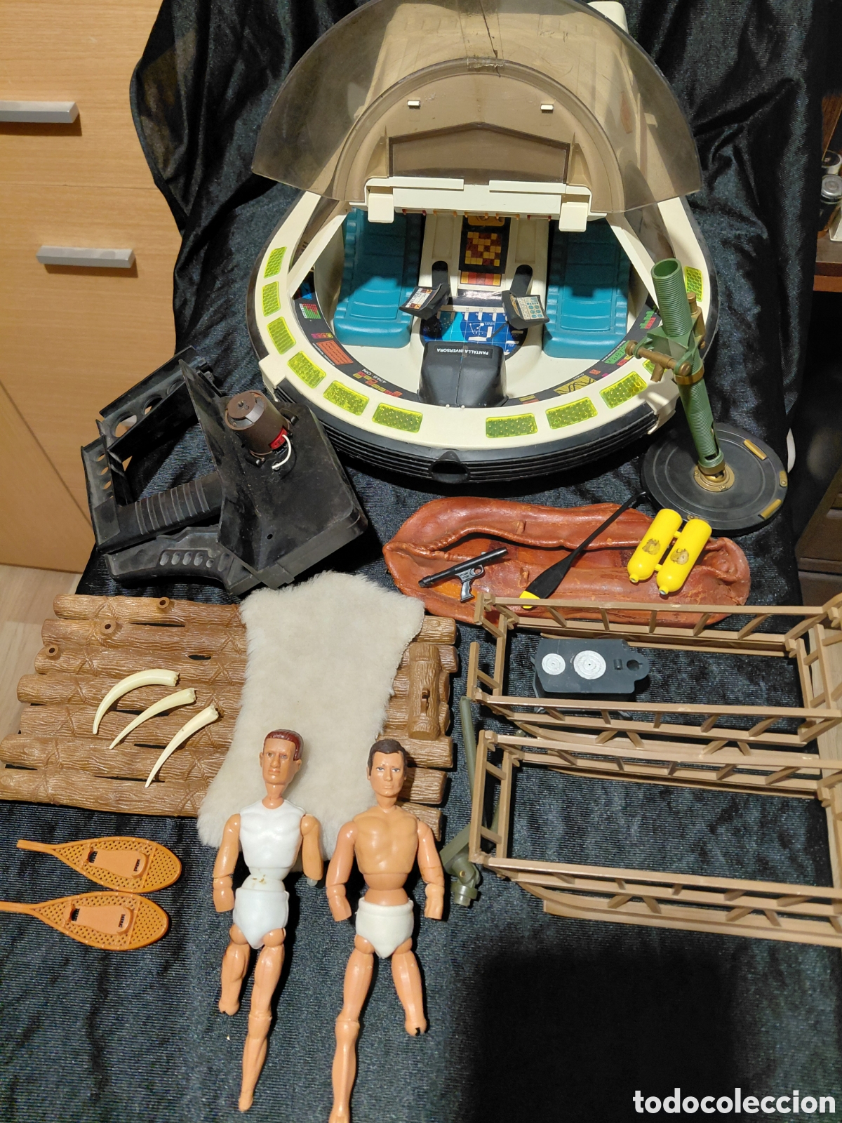 Madelman: Lote de Madelman nave y accesorios