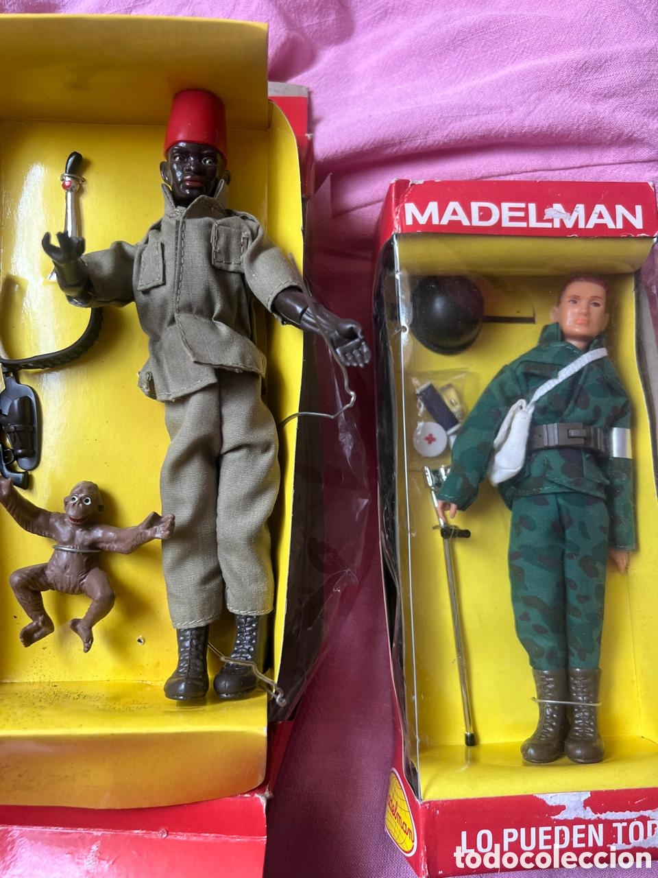 Madelman: MADELMAN ALTAYA.-PORTEADOR SAFARI Y -MEDICO MILITAR DE COMPA&Ntilde;A