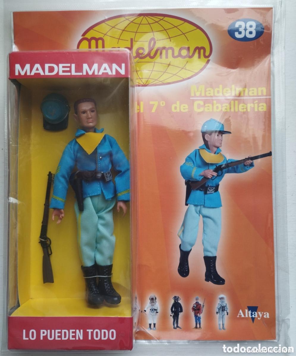 Madelman: Madelman MDE Sargento de Caballeria con fasc&iacute;culo en blister nuevo sin estrenar Oeste Far West