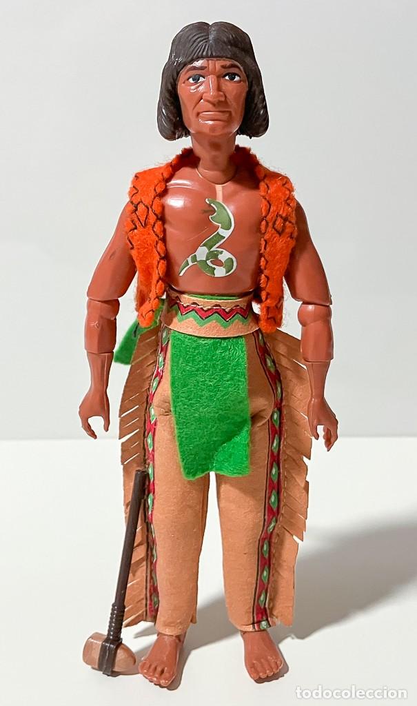Madelman: MADELMAN GUERRERO INDIO PIEL ROJA, 2&ordf; GENERACI&Oacute;N, ORIGINAL A&Ntilde;OS 70-80