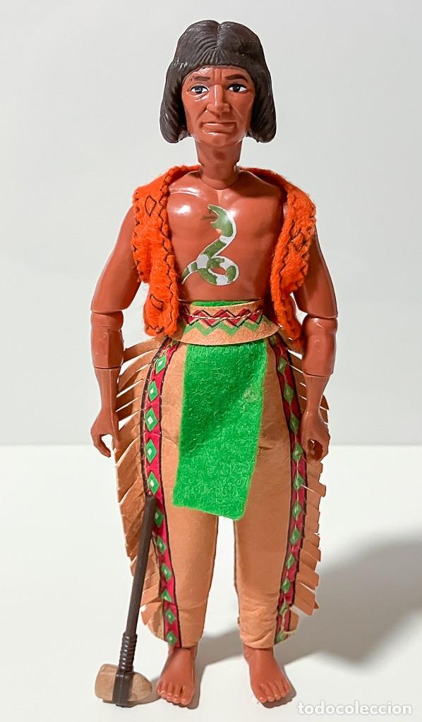 Madelman: MADELMAN GUERRERO INDIO PIEL ROJA, 2&ordf; GENERACI&Oacute;N, ORIGINAL A&Ntilde;OS 70-80