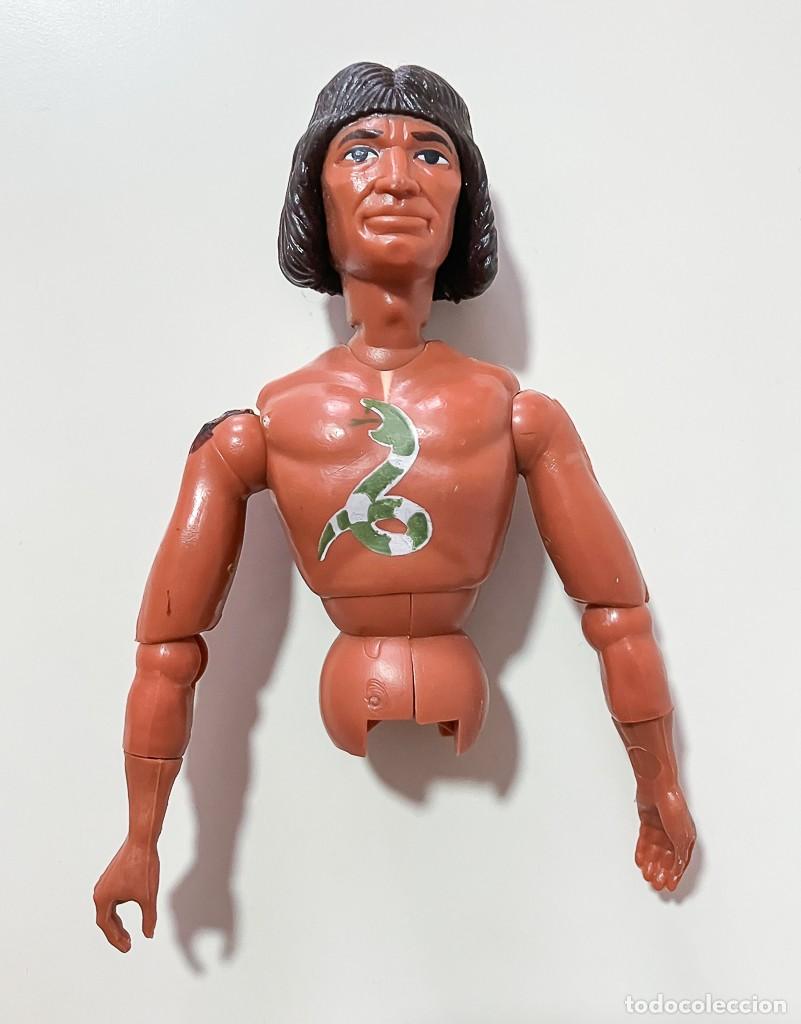 Madelman: MADELMAN TORSO DE GUERRERO INDIO PIEL ROJA, 2&ordf; GENERACI&Oacute;N, ORIGINAL A&Ntilde;OS 70-80