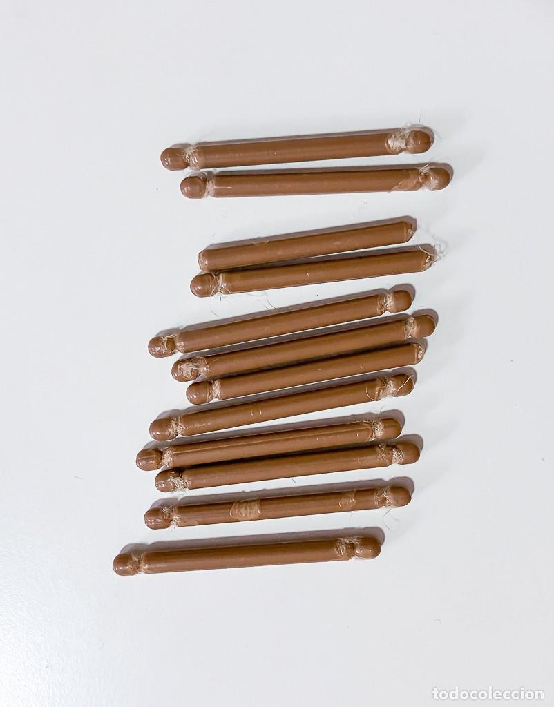 Madelman: PELDA&Ntilde;OS DE ESCALERA DE CUERDA DE ESPELEOLOGO, ORIGINAL MADELMAN 1&ordf; GENERACION