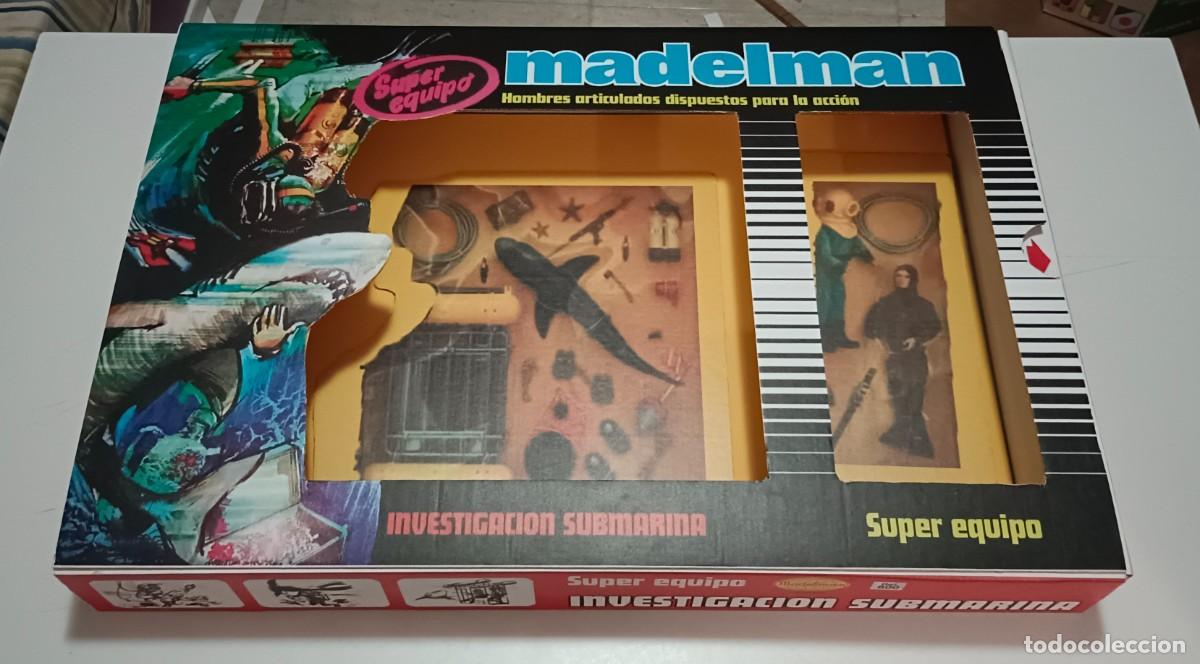 Madelman: R&eacute;plica caja madelman. Super Eq. Investigaci&oacute;n Submarina (2&ordf;G)