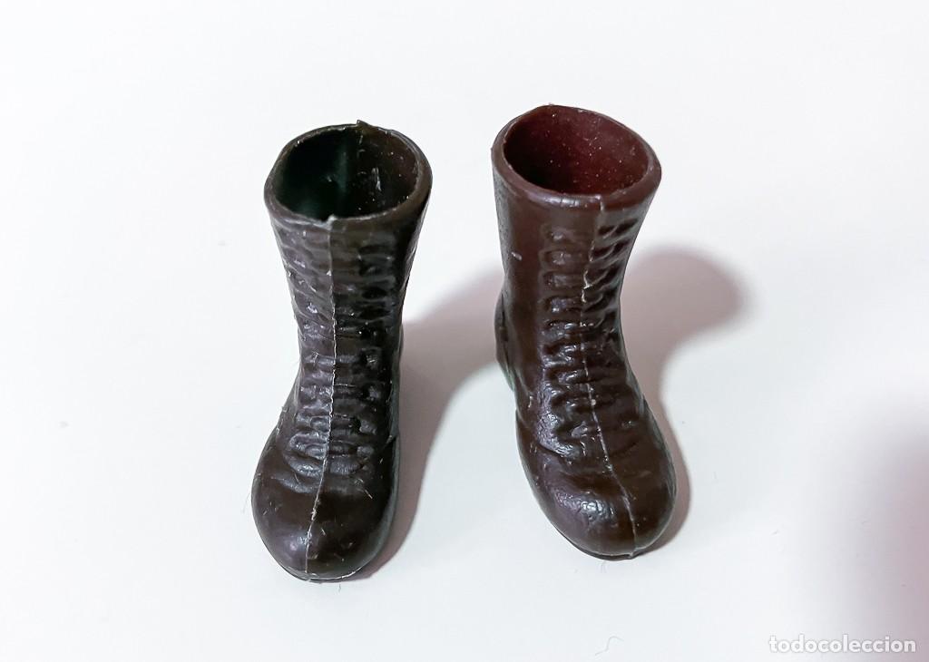 Madelman: BOTAS MARRONES OSCURAS, ORIGINAL MADELMAN 1&ordf; GENERACION