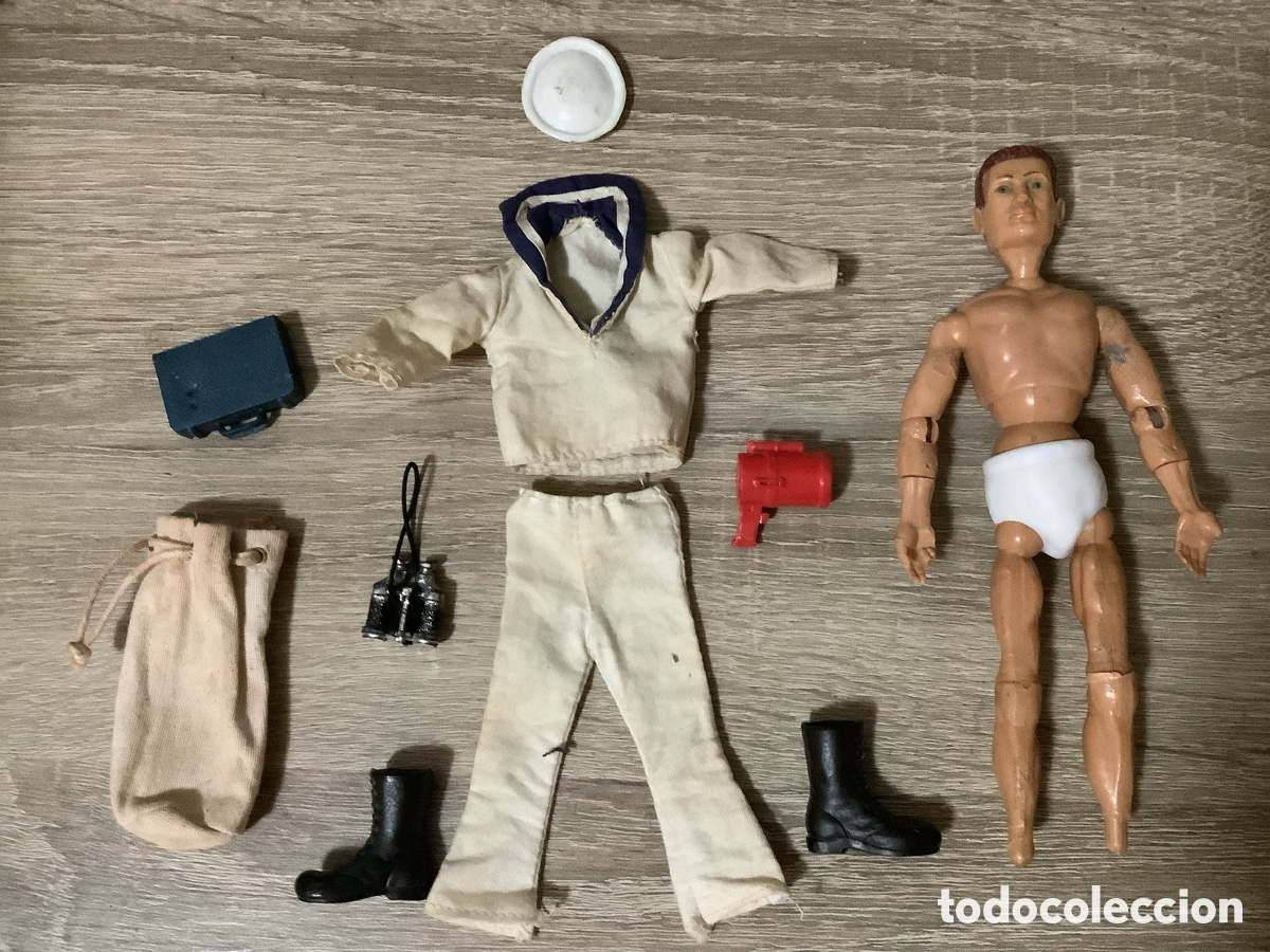 Madelman: Maniqu&iacute; Marinero Madelman de Ojos Verdes de Primera Generaci&oacute;n con el Lepanto