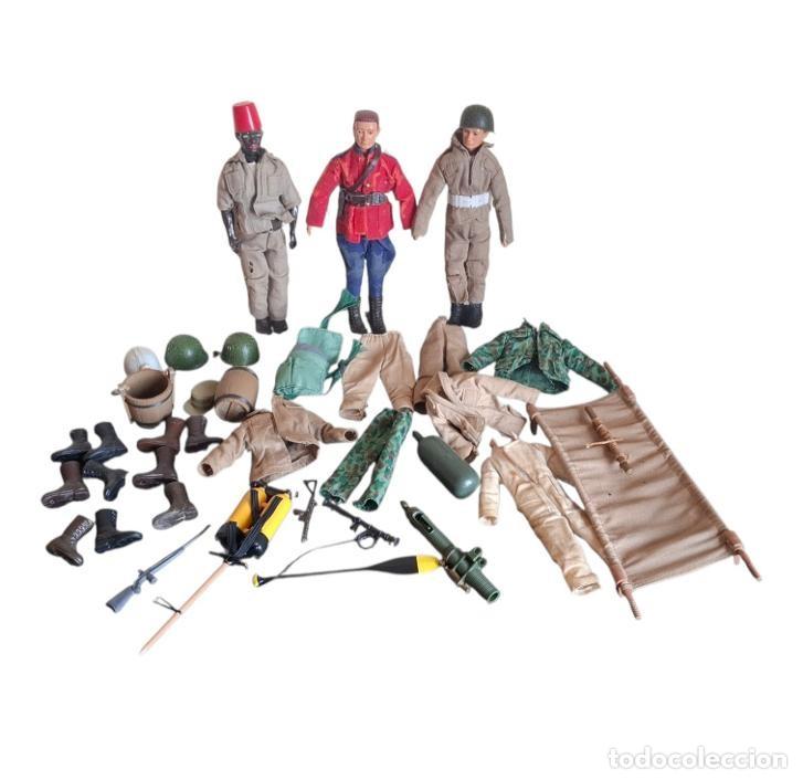Madelman: (MAD-260700)LOTE DE 3 MADELMAN Y ACCESORIOS ORIGINALES