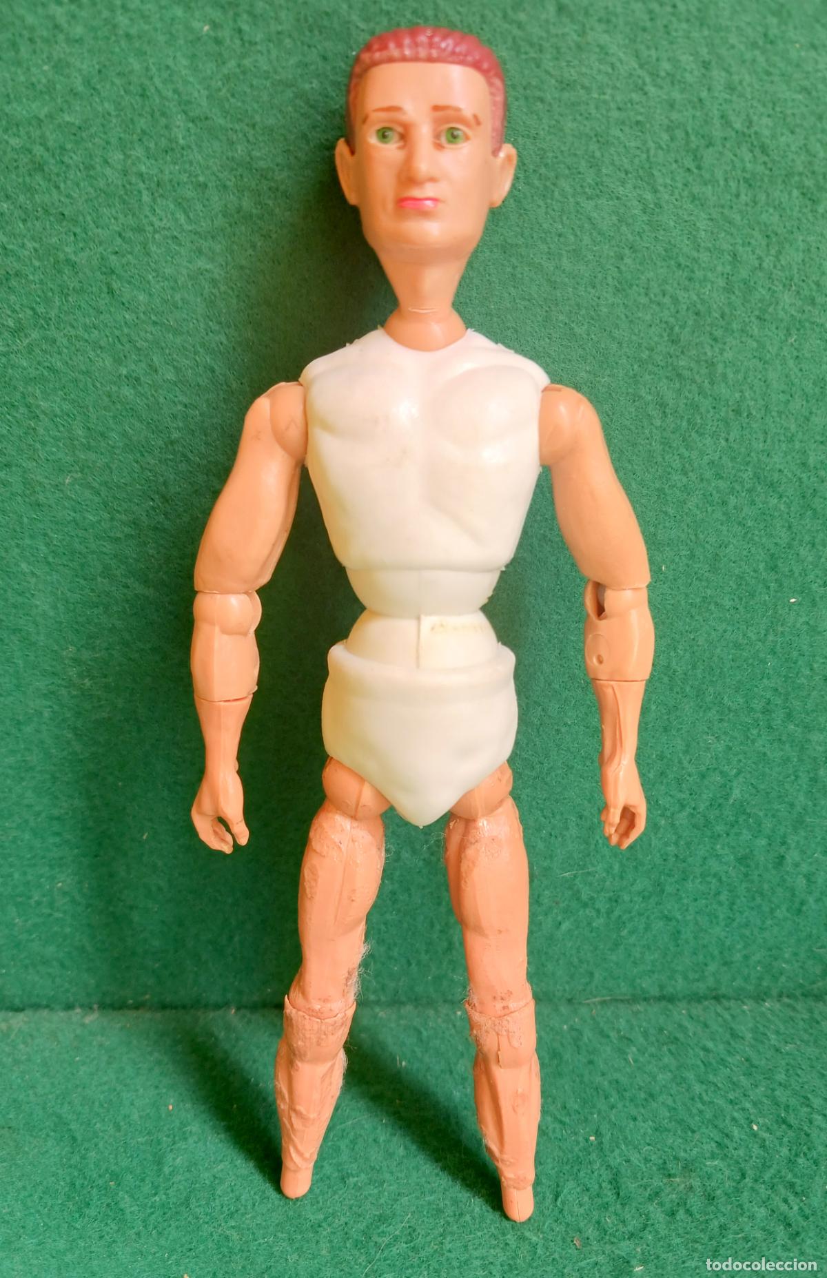 Madelman: MADELMAN ORIGINAL 1&ordf; - MAN MANIQU&Iacute; CAMISETA BLANCA SMIS OJOS VERDES - BUEN&Iacute;SIMO ESTADO