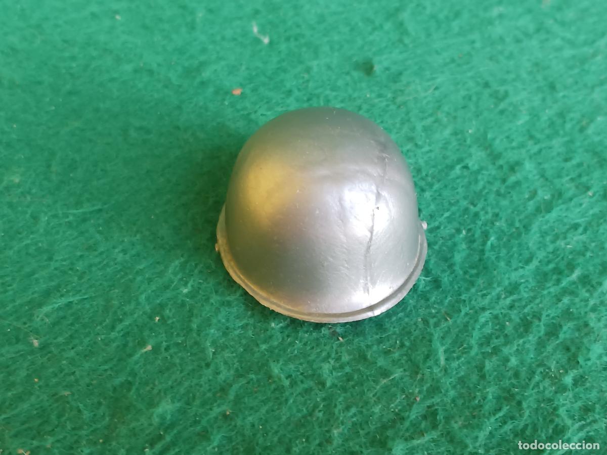 Madelman: MADELMAN ORIGINAL 1&ordf; - CASCO PLATA INFANTER&Iacute;A MARINA - SHB - BUEN ESTADO