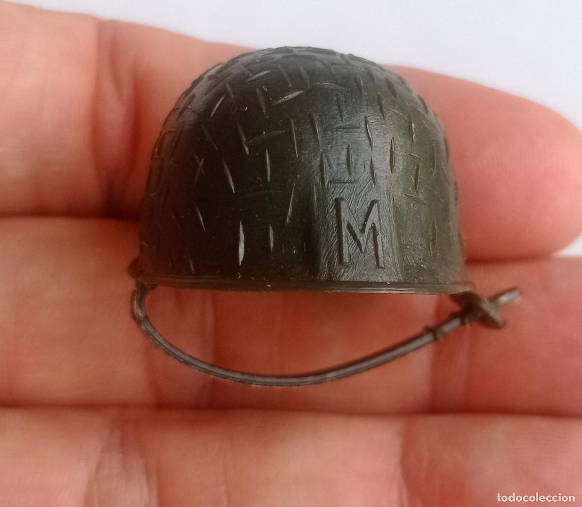 Madelman: Casco con BARBUQUEJO de la serie militar madelman ORIGINAL (7)
