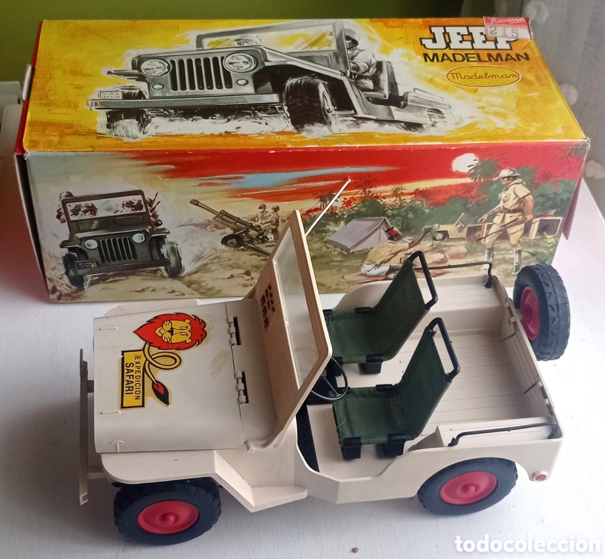 Madelman: Jeep safari madelman en caja ( todos original)