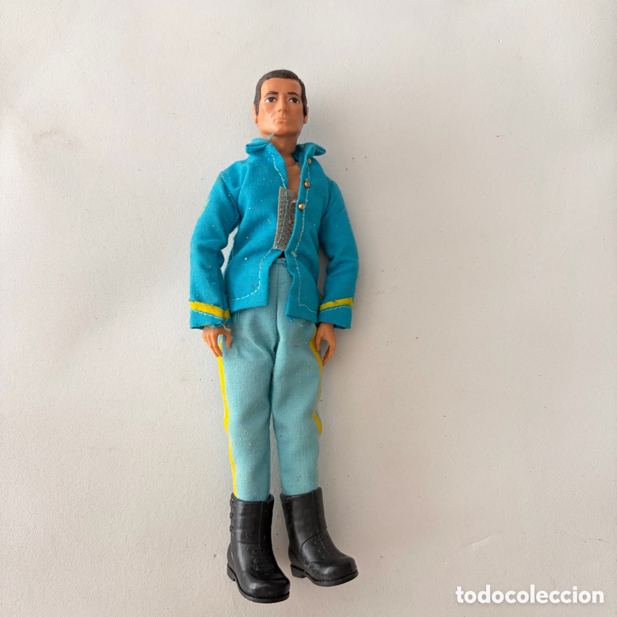 Madelman: Figura mu&ntilde;eco Madelman original Soldado 7&ordm; S&eacute;ptimo de Caballer&iacute;a vintage a&ntilde;os 70 maniqui