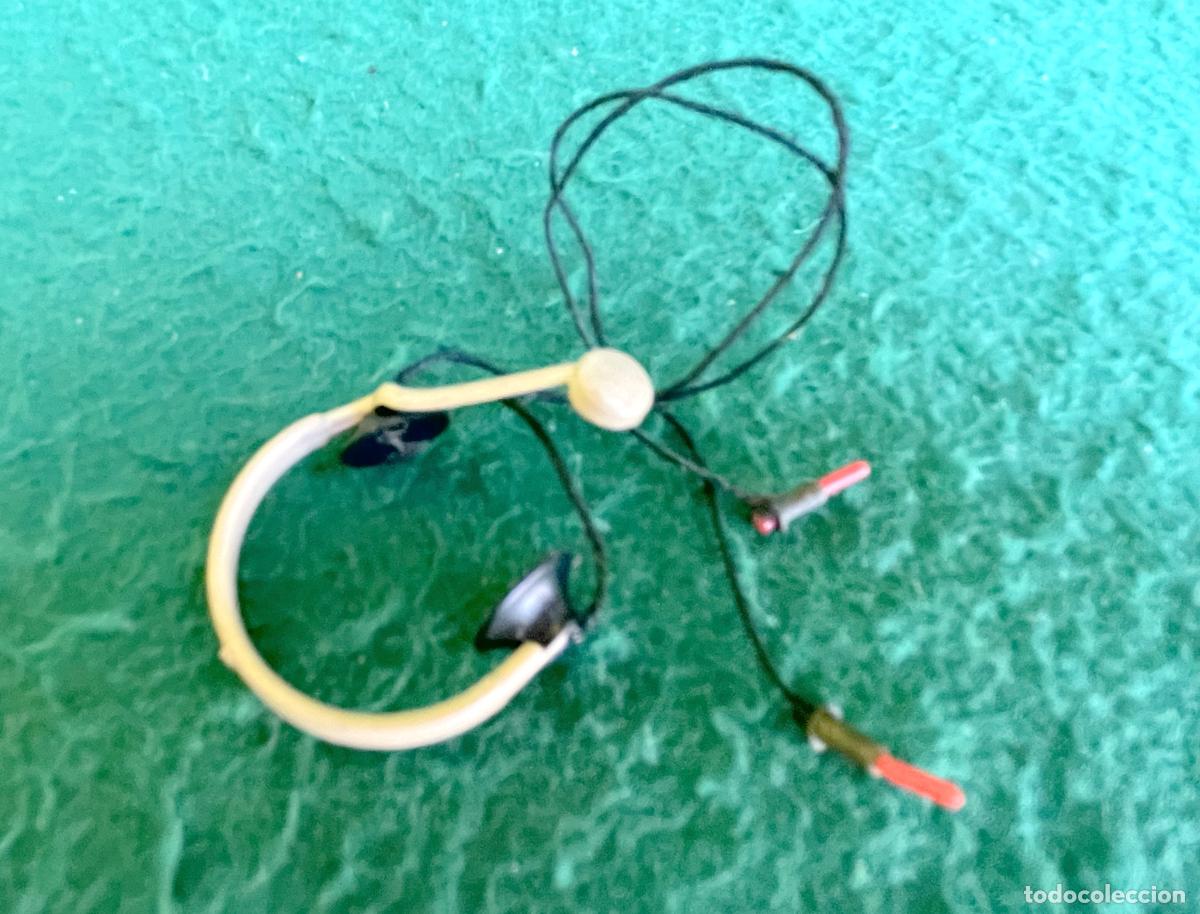 Madelman: MADELMAN ORIGINAL 1&ordf; - CASCOS AURICULARES CREMA RADIO KENYA SAFARI - PERFECTO ESTADO