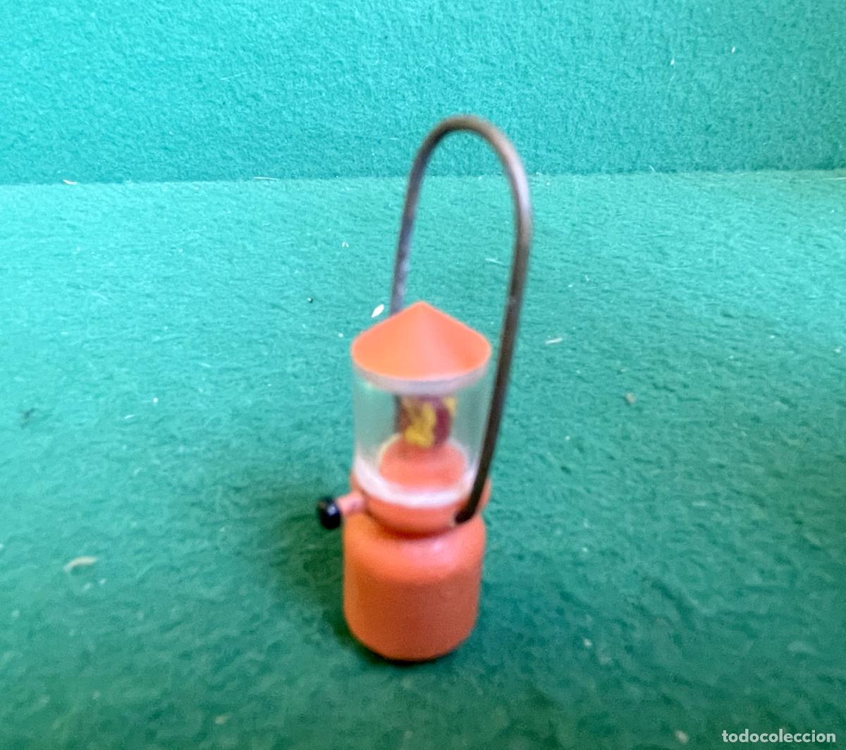 Madelman: MADELMAN ORIGINAL 1&ordf; - FAROL L&Aacute;MPARA NARANJA ESPELE&Oacute;LOGO 2 - MUY BUEN ESTADO