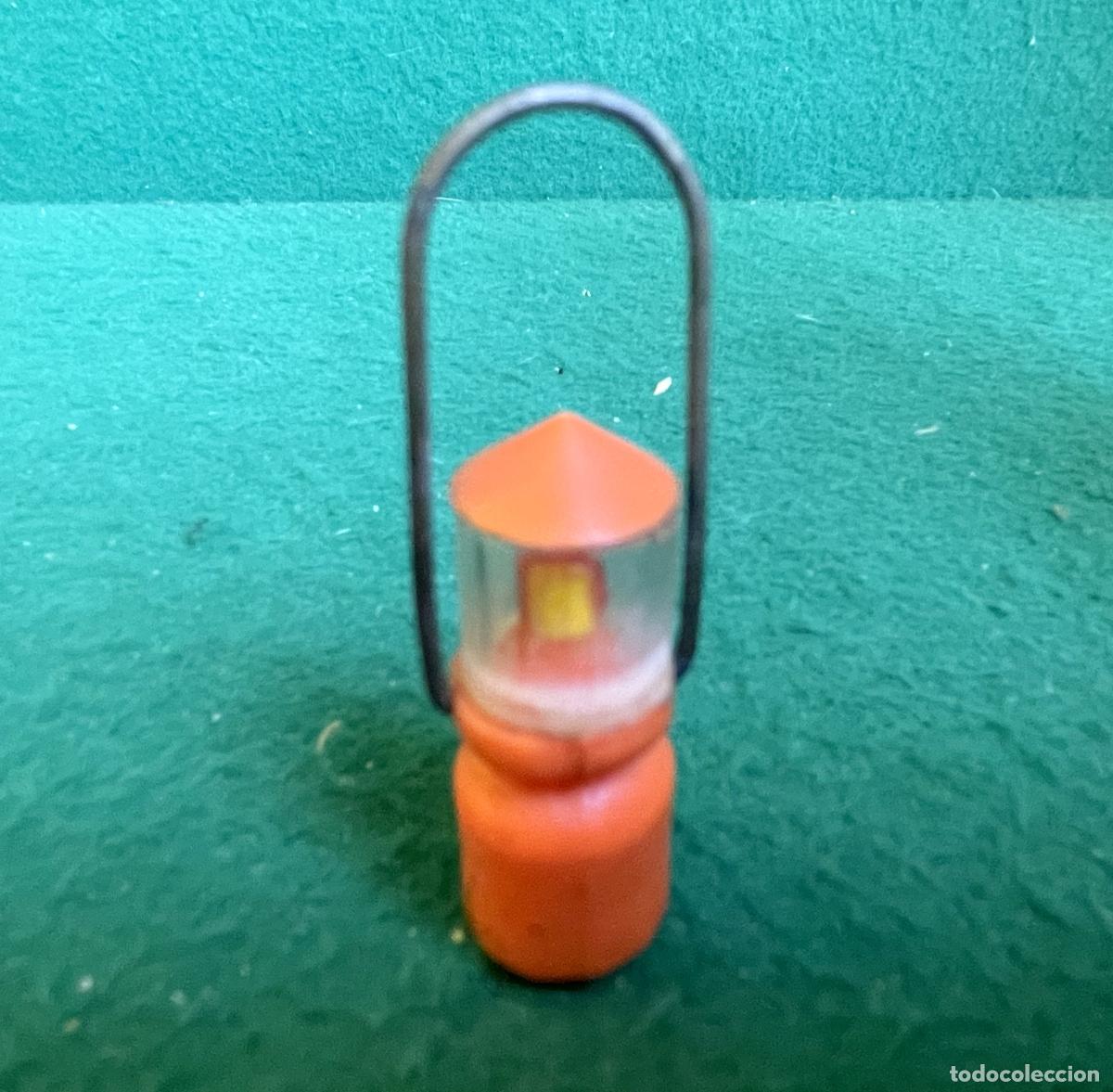 Madelman: MADELMAN ORIGINAL 1&ordf; - FAROL L&Aacute;MPARA NARANJA ESPELE&Oacute;LOGO 3 - BUEN ESTADO