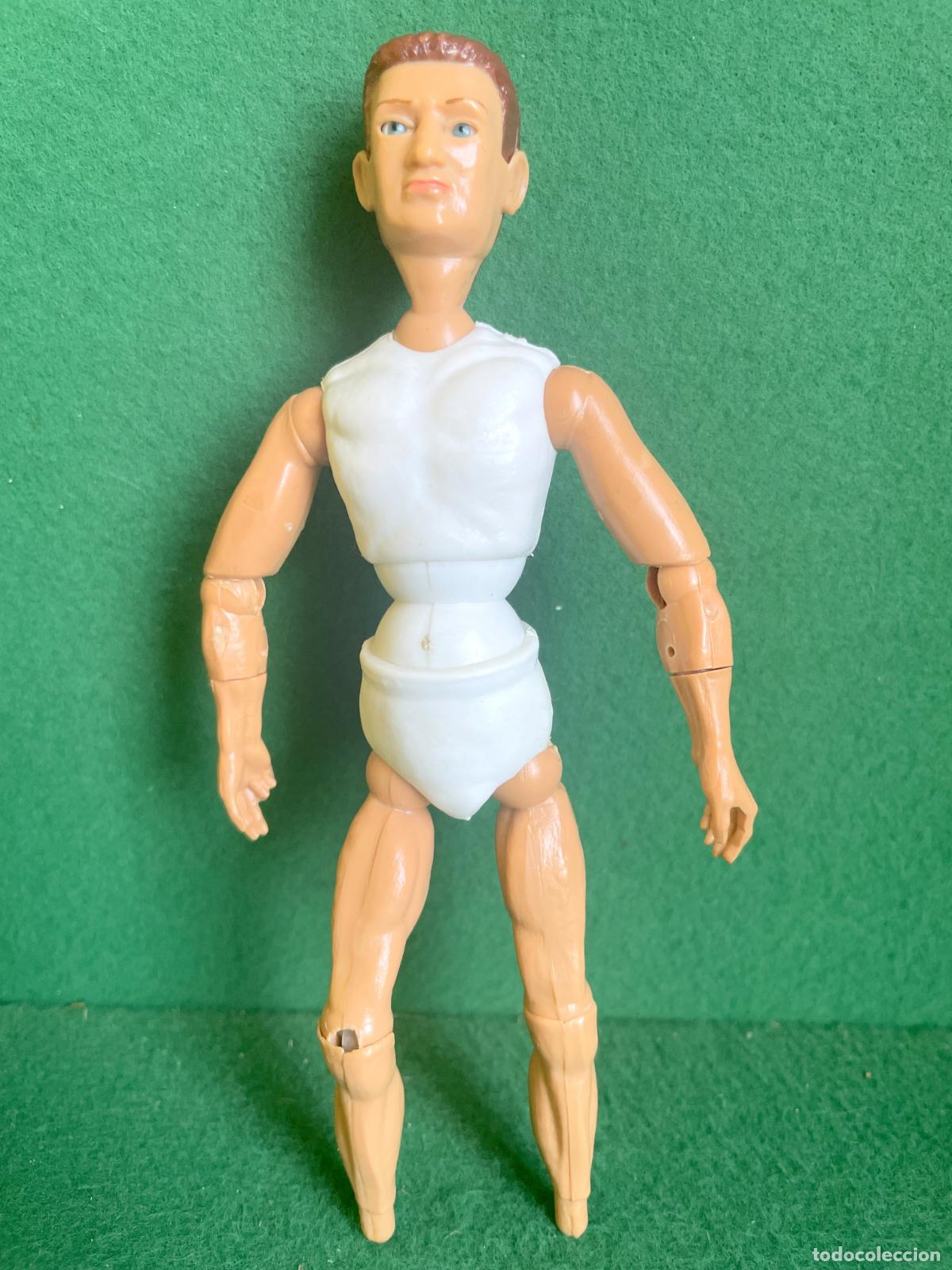 Madelman: MADELMAN ORIGINAL 1&ordf; - MAN MANIQU&Iacute; CAMISETA BLANCA SMIS OJOS AZULES 1 - PERFECTO ESTADO