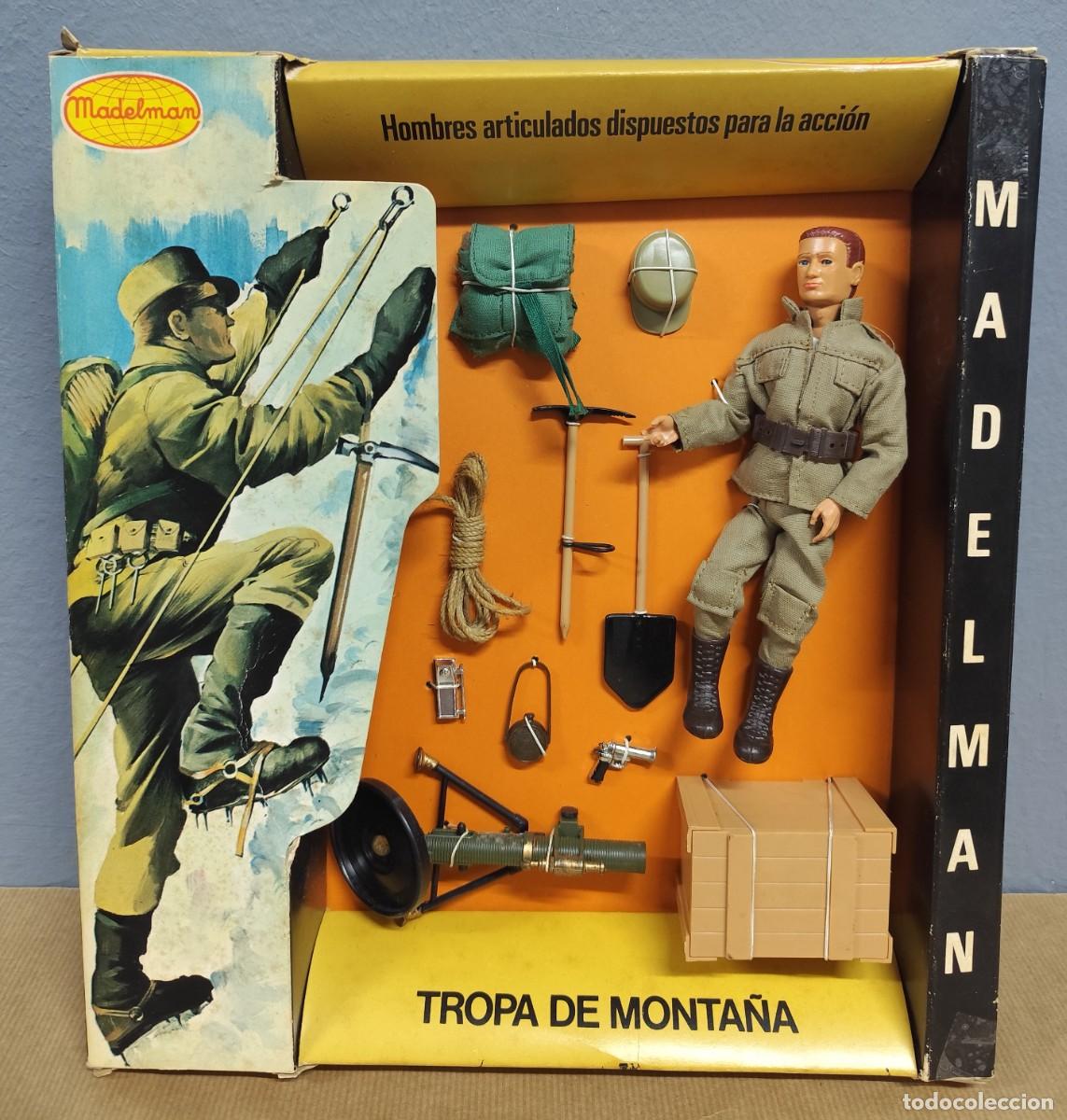 Madelman: Madelman Tropa de Monta&ntilde;a, original, primera serie, a&ntilde;os 70 Ref: 107